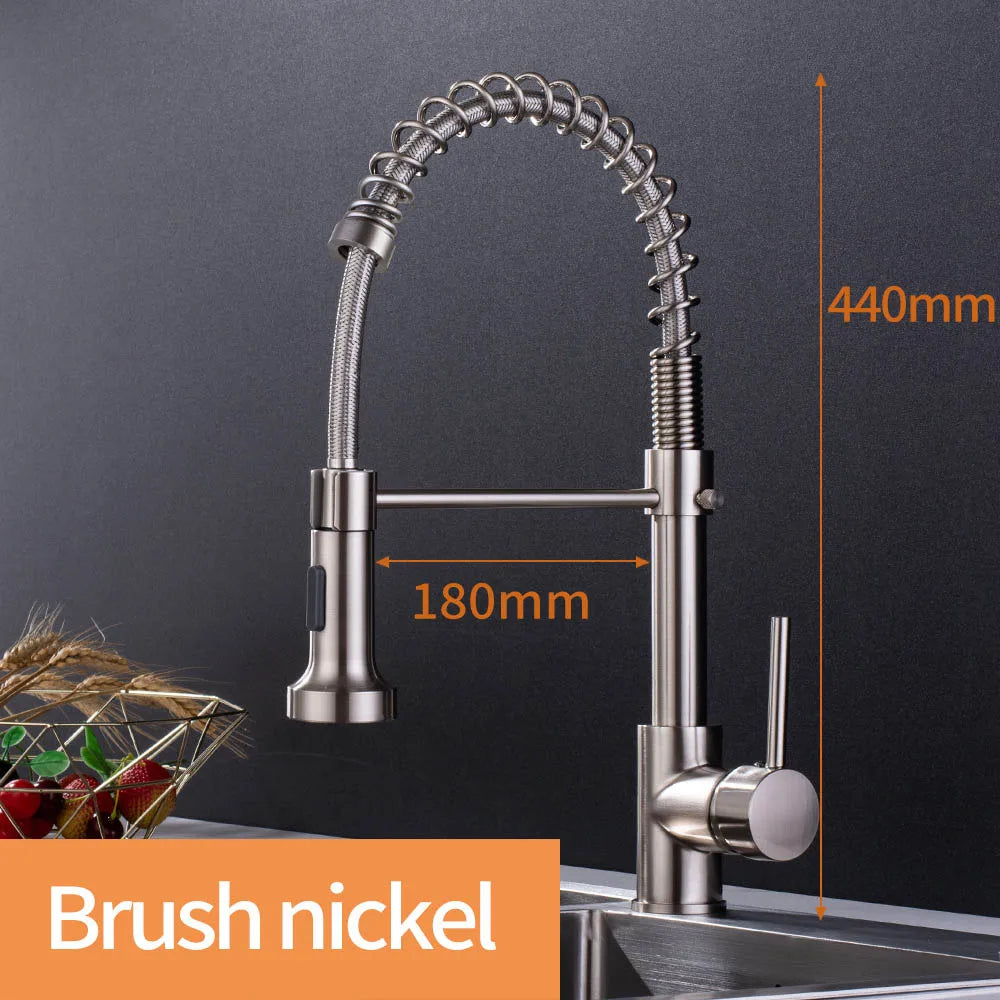 Accipiter Spring Kitchen Sink Faucets Made Of Brass Basin Mixer Faucet Tap Hot And Cold Water Taps Crane Torneira
