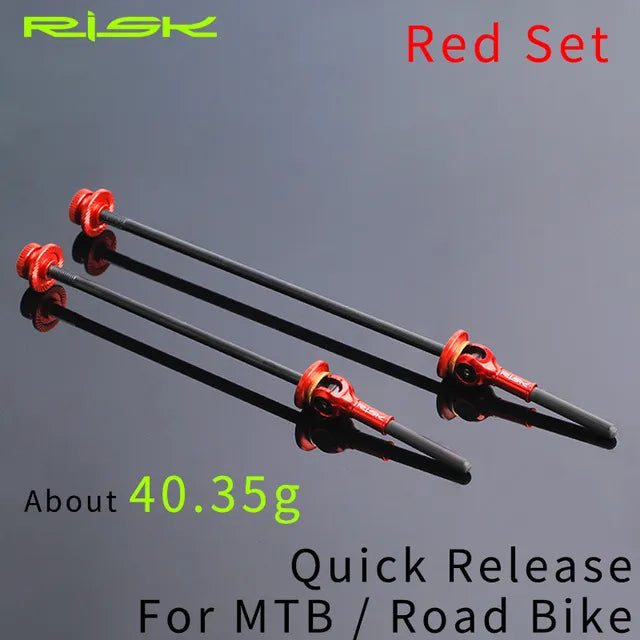 Titanium Ti Skewer QR Mountain Bikes Quick Release Skewer lever MTB Bicycle Cycling Hub Road Bike Quick Release MTB parts